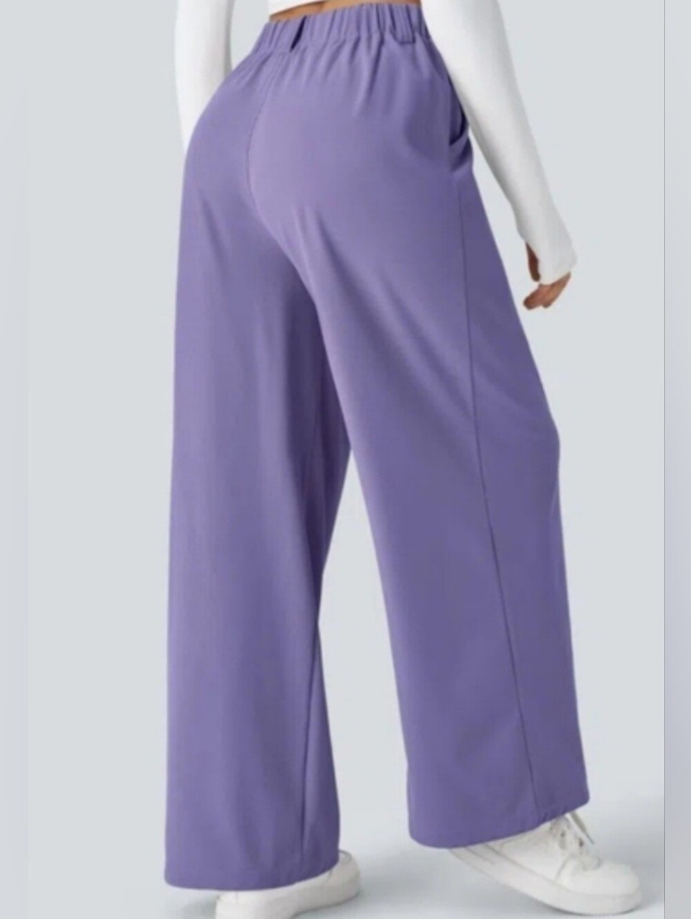 HALARA Lavender Wide Leg Lounge Pants